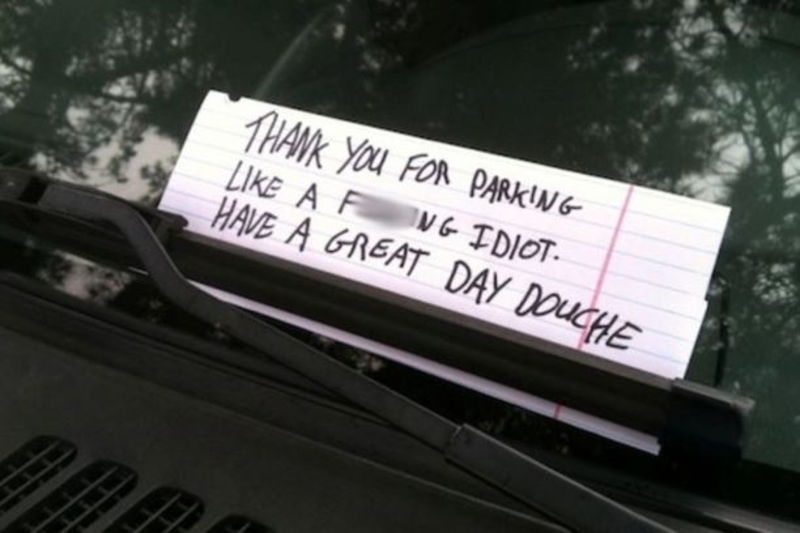 The Most Hilarious Windshield Notes Left On Cars Part 2