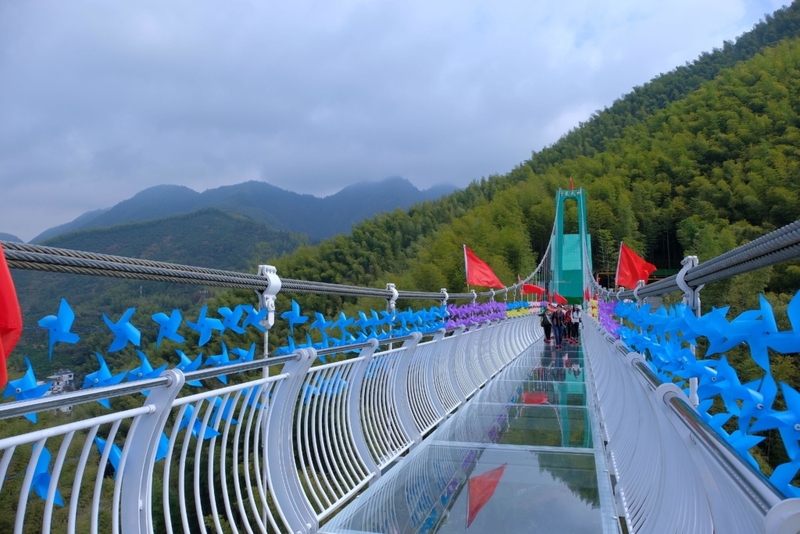 Suspension Glass Bridge, China | Alamy Stock Photo by CK KOH