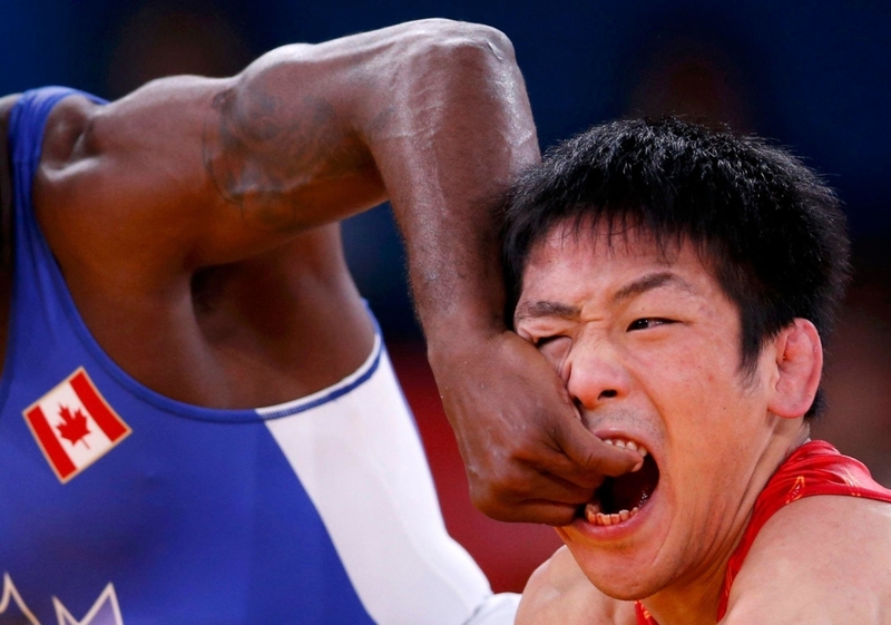 Om-nom-nom! | Alamy Stock Photo by REUTERS/Suhaib Salem (OLYMPICS SPORT WRESTLING TPX IMAGES OF THE DAY)