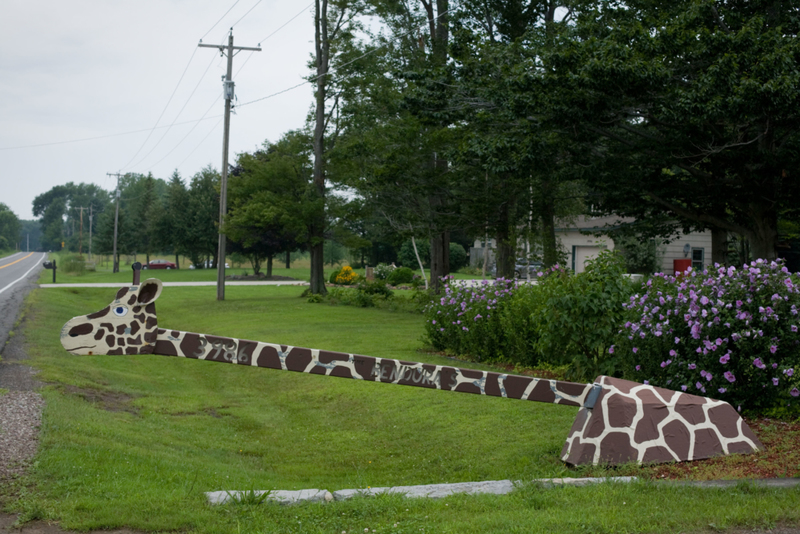 Giraffe Mailbox | Alamy Stock Photo by Vespasian 