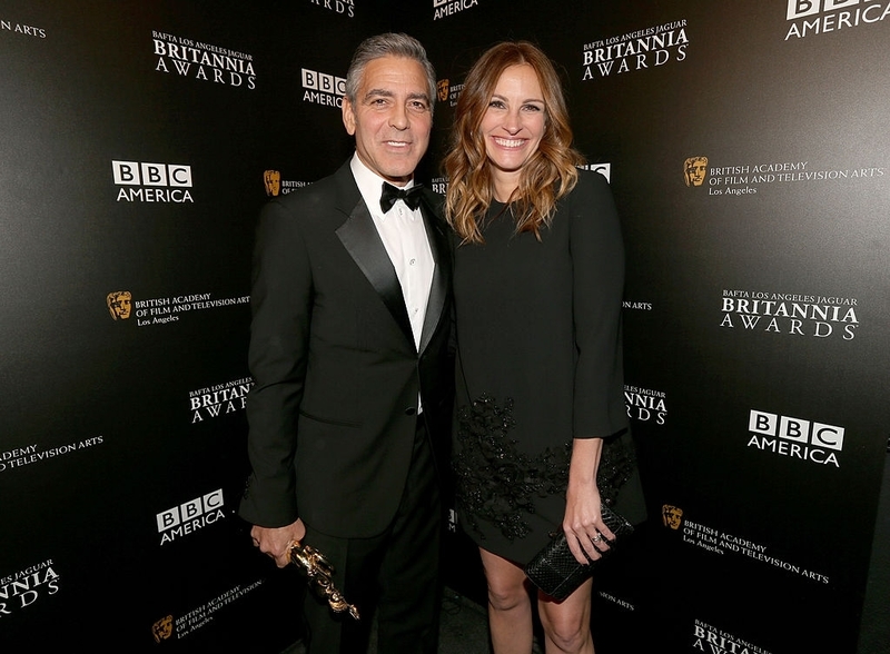 Julia Roberts And George Clooney Had A Falling Out? | Getty Images Photo by Christopher Polk/BAFTA LA