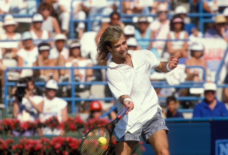 Andre Agassi Never Broke A Sweat! | Alamy Stock Photo by Diane Johnson
