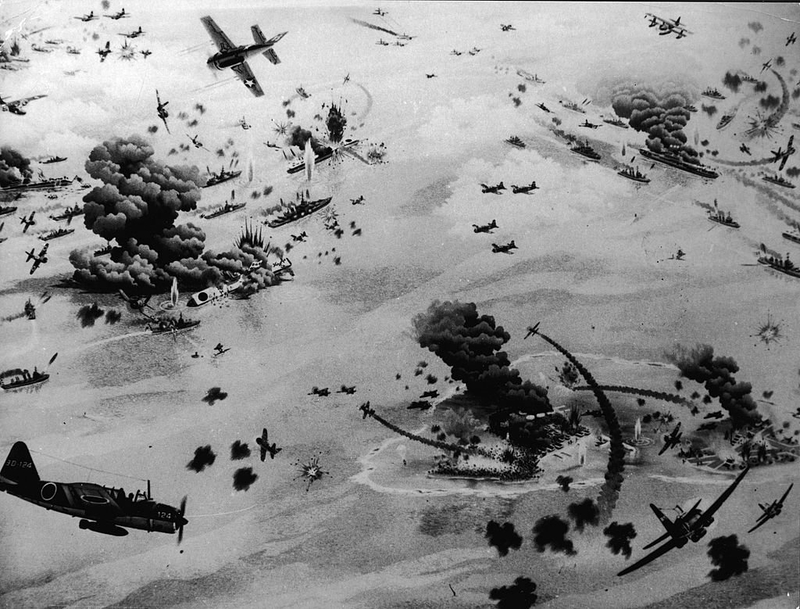 The Battle of Midway | Getty Images Photo by Hulton Archive
