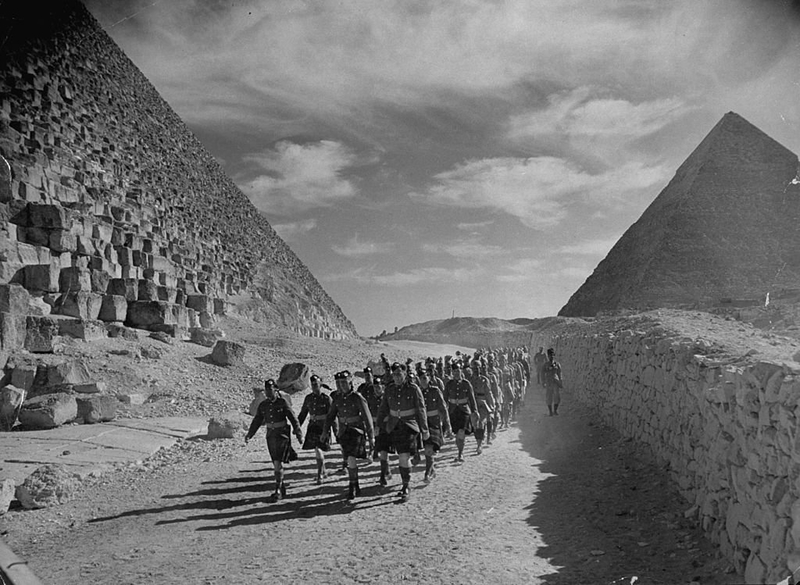 Soldiers in the Land of the Pharaohs | Getty Images Photo by Margaret Bourke-White