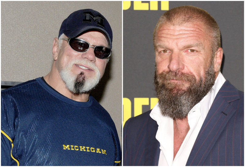 Scott Steiner vs. Triple H | Alamy Stock Photo by George Napolitano/Media Punch Inc/Alamy Live News & Getty Images Photo by Paul Archuleta/FilmMagic