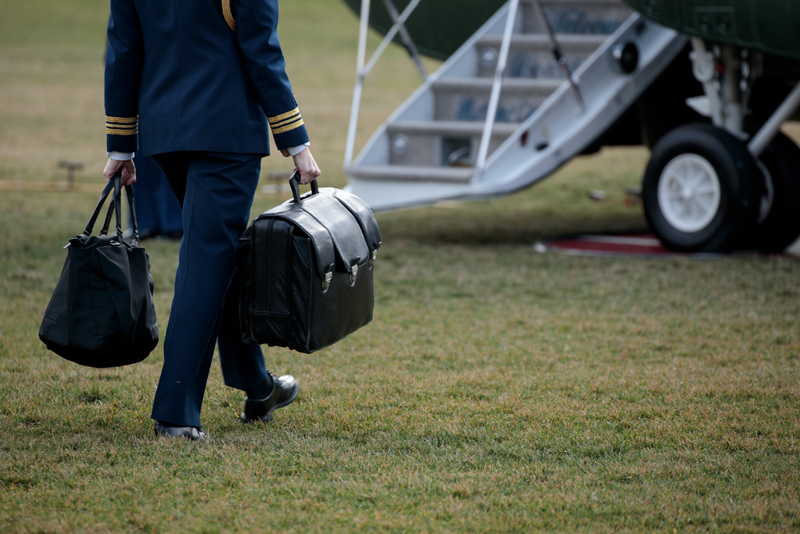 The “Nuclear” Football | Getty Images Photo by Drew Angerer