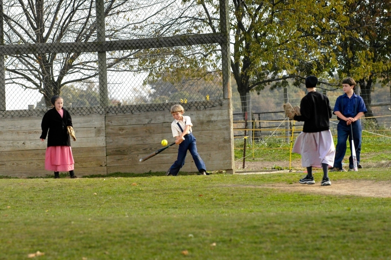 They Play Slow-Pitch Softball. | Alamy Stock Photo by dmac 