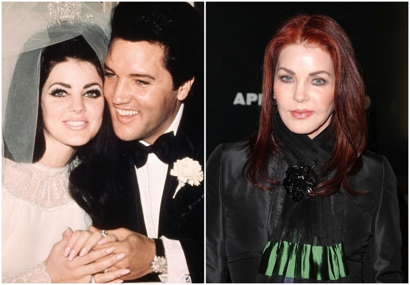 Elvis Presley – Priscilla Presley | Getty Images Photo by Bettmann & Angela Weiss / The Pantages Theatre