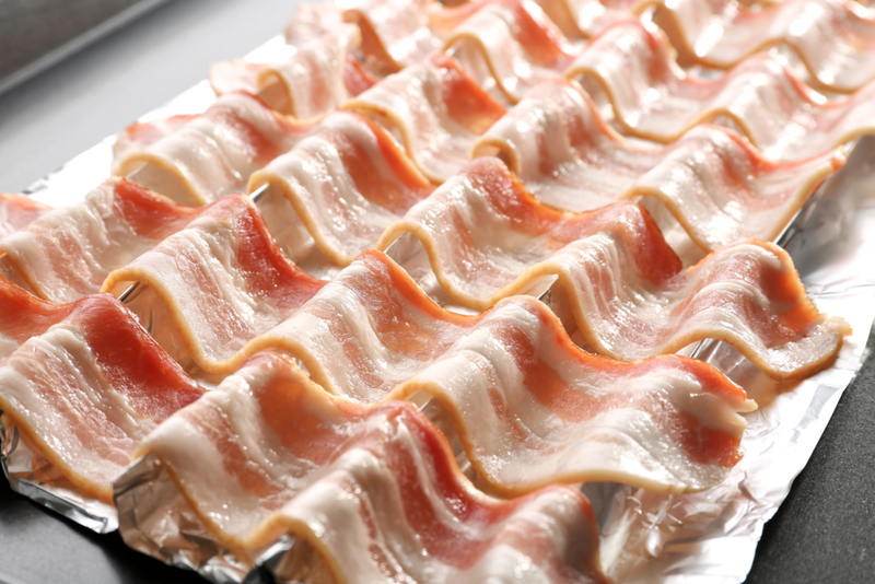 Professional Bacon Roasting | Alamy Stock Photo