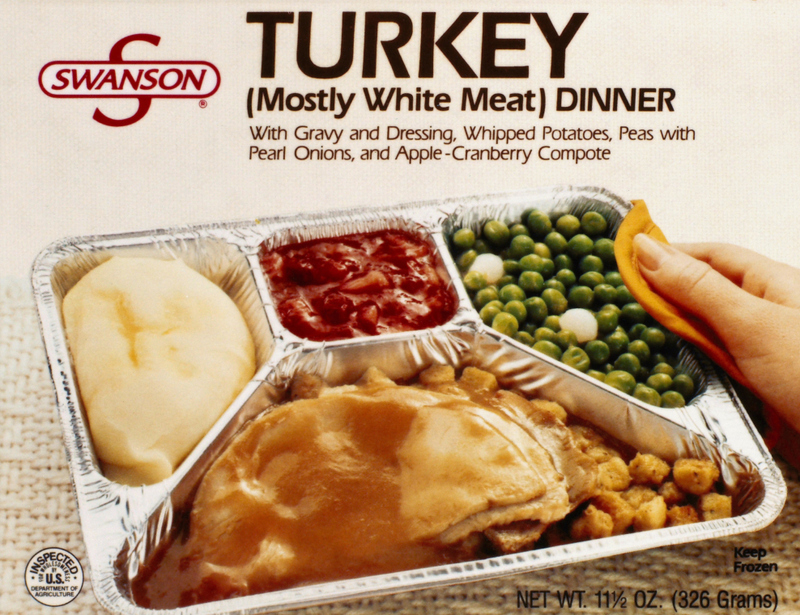 Swanson’s TV dinners | Alamy Stock Photo by GRANGER/Historical Picture Archive