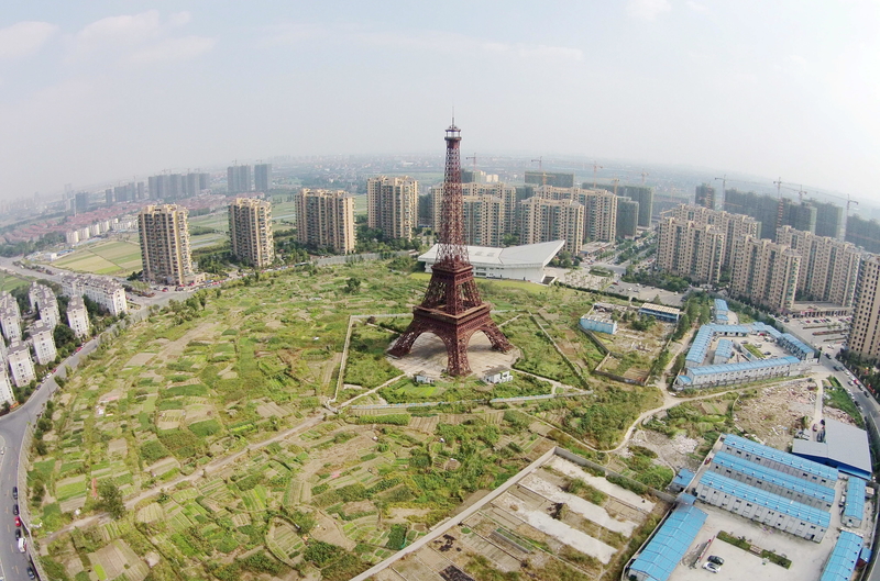 A Replica of Paris in China | Alamy Stock Photo by Imaginechina Limited