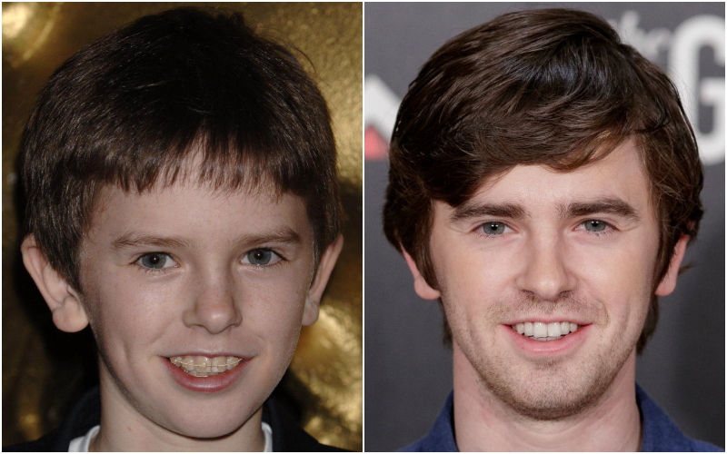 Freddie Highmore | Alamy Stock Photo by PA Images/Yui Mok & Getty Images Photo by Eduardo Parra