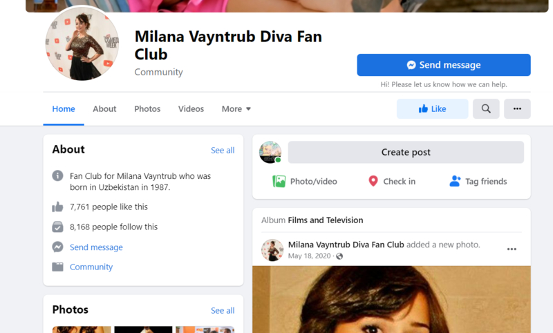 Fans | Facebook/@Milana Vayntrub Diva Fan Club
