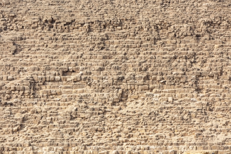 The Substance Used to Glue Bricks of the Pyramids | Alamy Stock Photo by Joshua Windsor