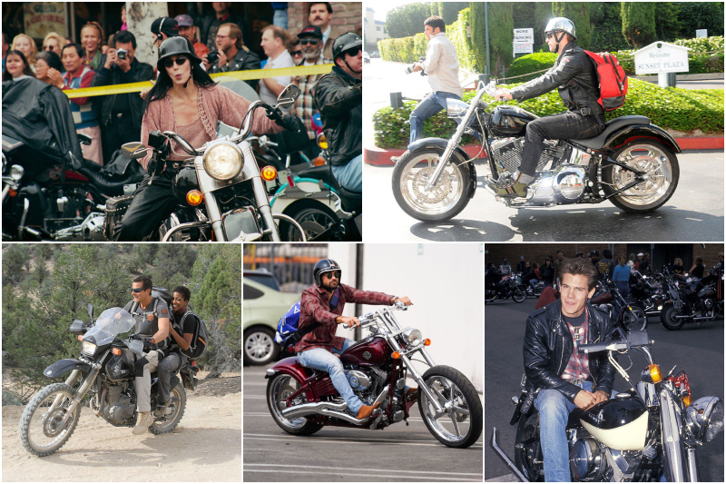 Celebrities and the Impressive Motorcycles They Ride | Getty Images Photo by Steve Starr/CORBIS & Marcos Vasquez & Duncan Gaudin & fupp/Bauer-Griffin/GC & Ron Galella, Ltd.