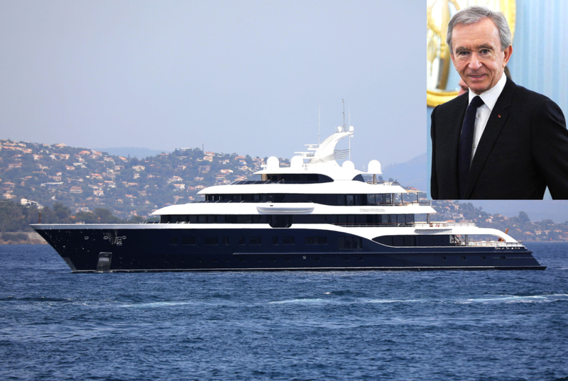 Bernard Arnault's Yacht Is Eco-Friendly | Alamy Stock Photo by Abaca Press & Planetpix/Alamy Live News/ Kremlin Pool