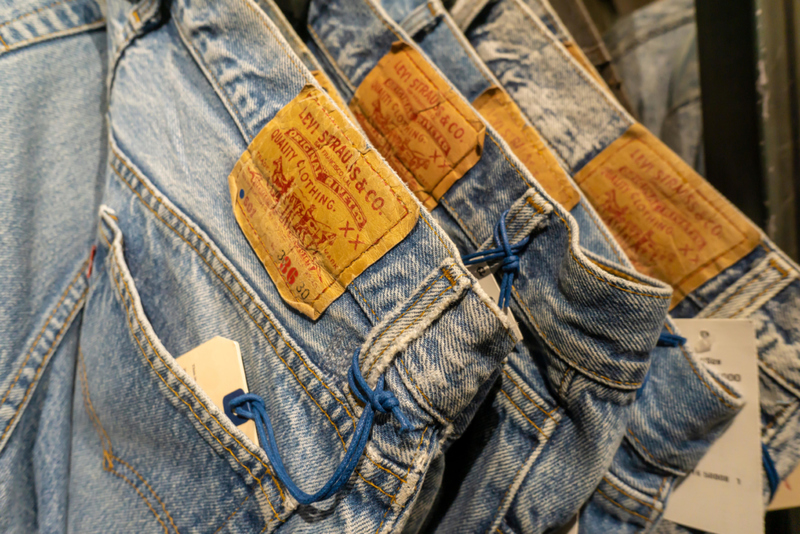 Vintage Levi’s jeans | Alamy Stock Photo by Richard Levine 