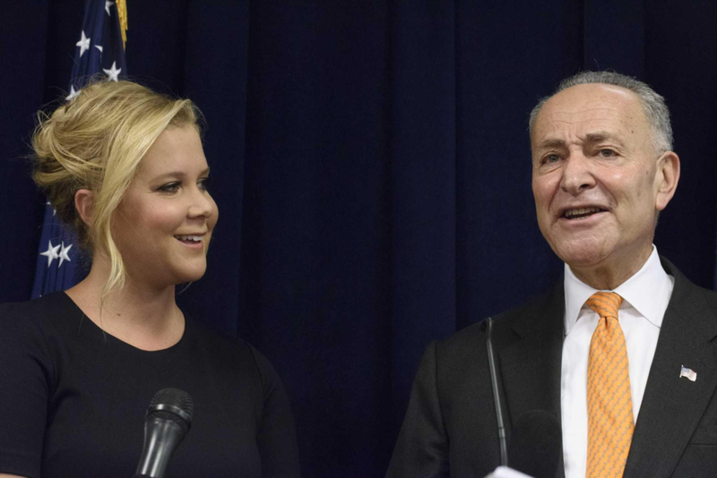 Amy Schumer & Chuck Schumer | Getty Images Photo By Newsday LLC/Contributor