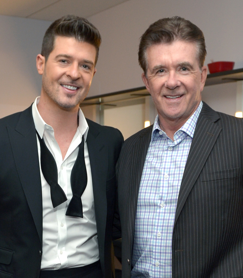 Robin Thicke & Alan Thicke | Getty Images Photo By Charley Gallay/Stringer