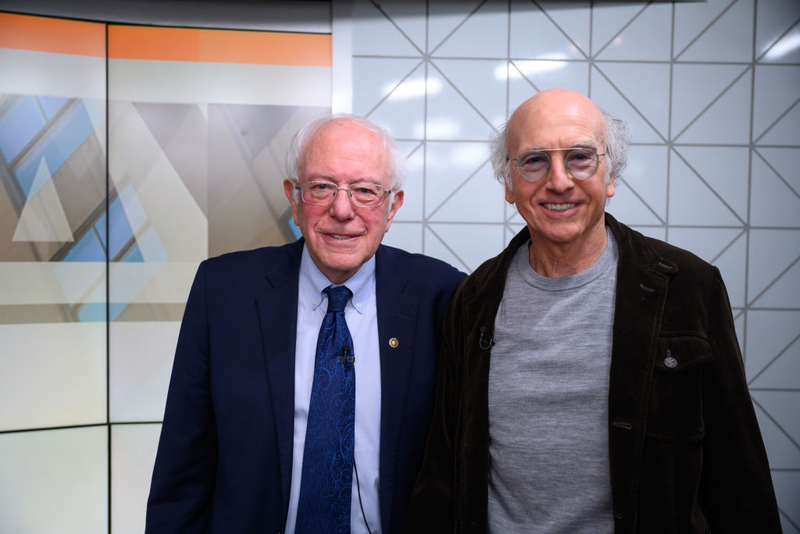 Larry David & Bernie Sanders | Getty Images Photo By NBC/Contributor