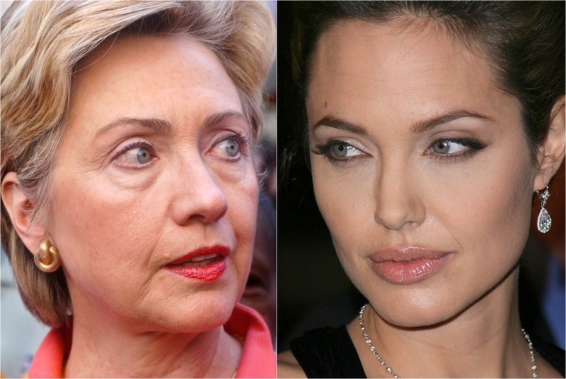 Hilary Clinton & Angelina Jolie | Alamy Stock Photo