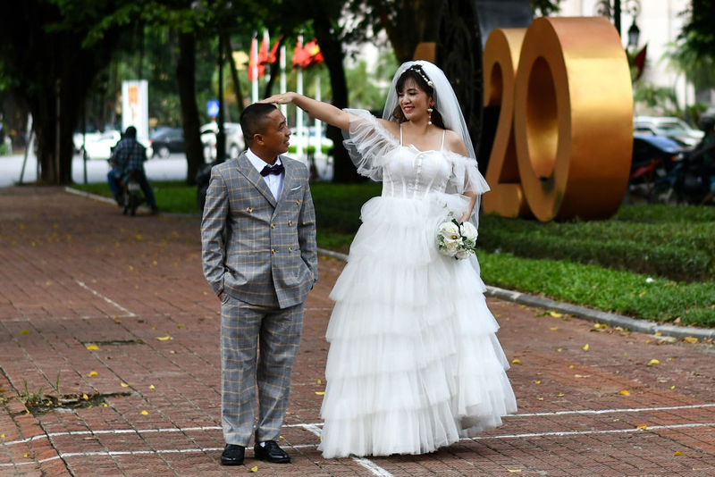 ¡Más alta que el día de tu boda! | Getty Images Photo by MANAN VATSYAYANA/AFP 