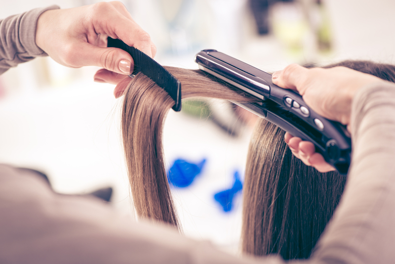 Keep Hair Straighteners Clean | Shutterstock