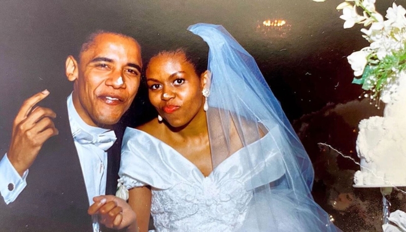 Michelle Robinson and Barack Obama | Instagram/@michelleobama