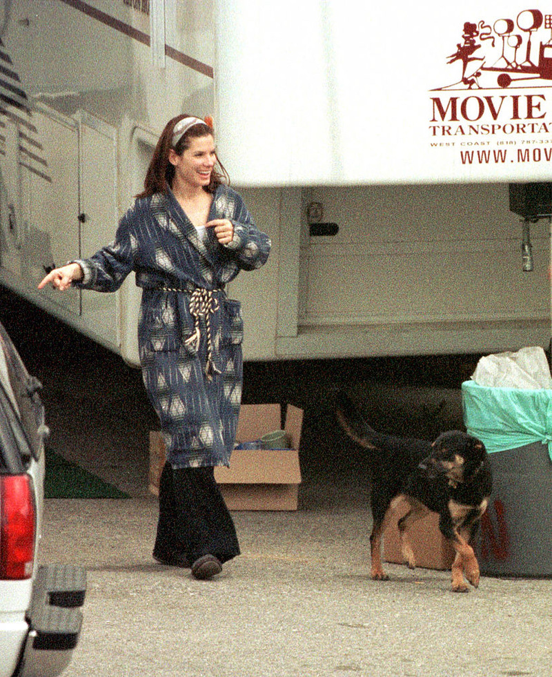 Sandra Bullock: Her Dog | Getty Images Photo by Eric Ford/ Newsmakers