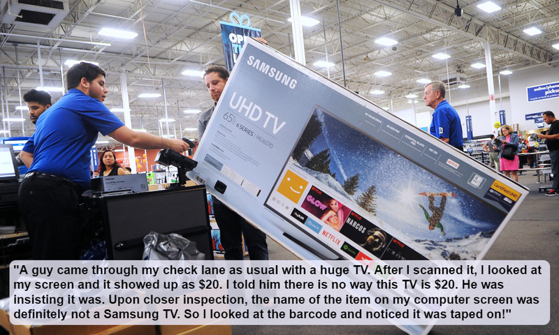 A Sneaky Shopper Found Out | Alamy Stock Photo