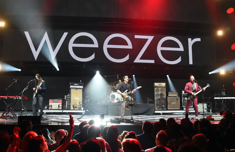 “Hark! The Herald Angels Sing” by Weezer | Getty Images Photo by Jeff Kravitz/FilmMagic