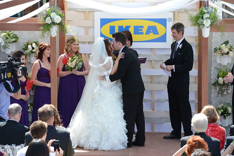 Getting Married in a Store | Getty Images Photo By James D. Morgan