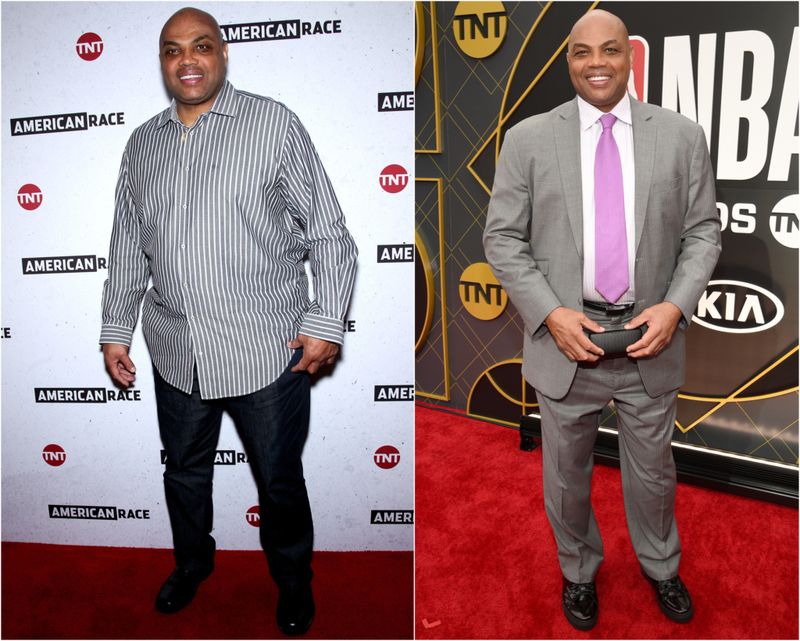 Charles Barkley – 40 libras | Alamy Stock Photo & Getty Images Photo by Michael Kovac/Getty Images for Turner Sports