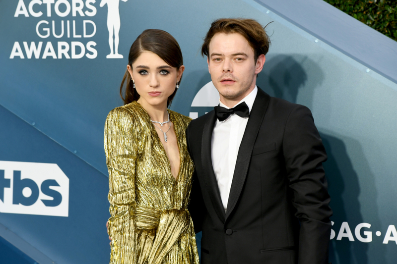 Charlie Heaton and Natalia Dyer | Getty Images/Photo by Jeff Kravitz/FilmMagic