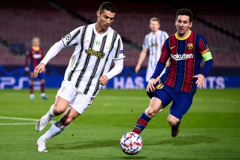 Messi y Ronaldo | Alamy Stock Photo