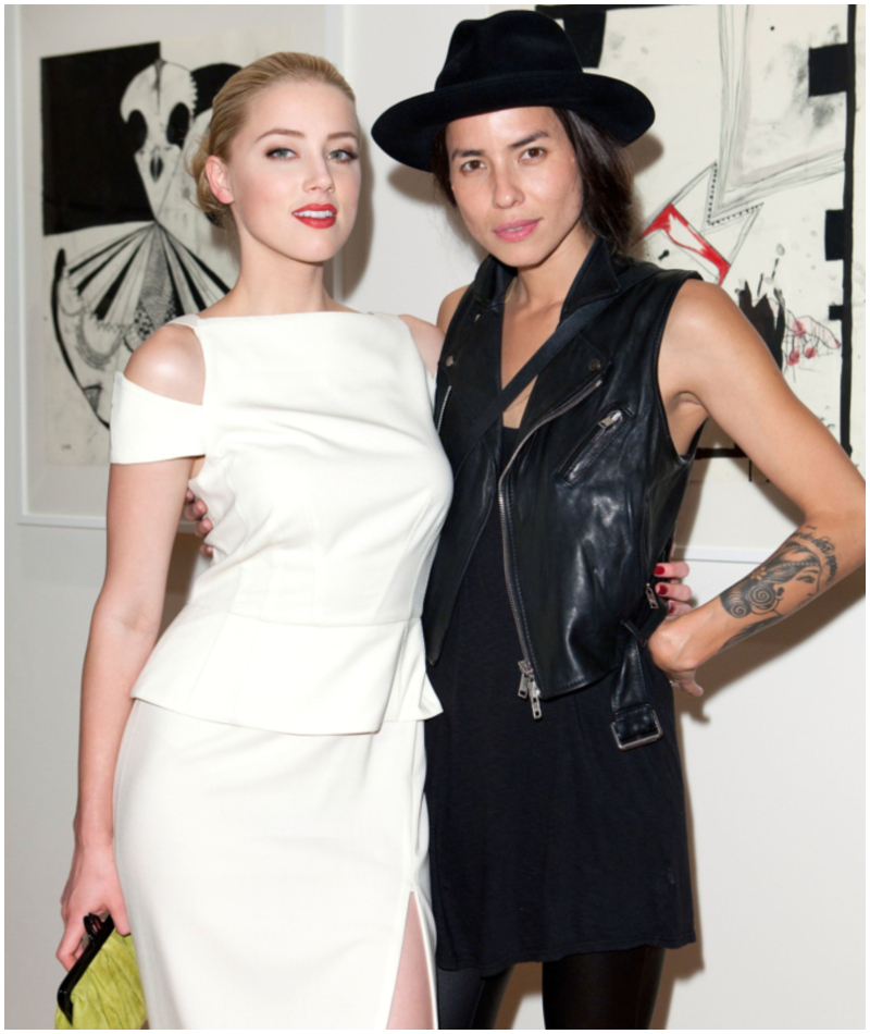 Amber Heard y Tasya van Ree  | Getty Images Photo by Dario Cantatore