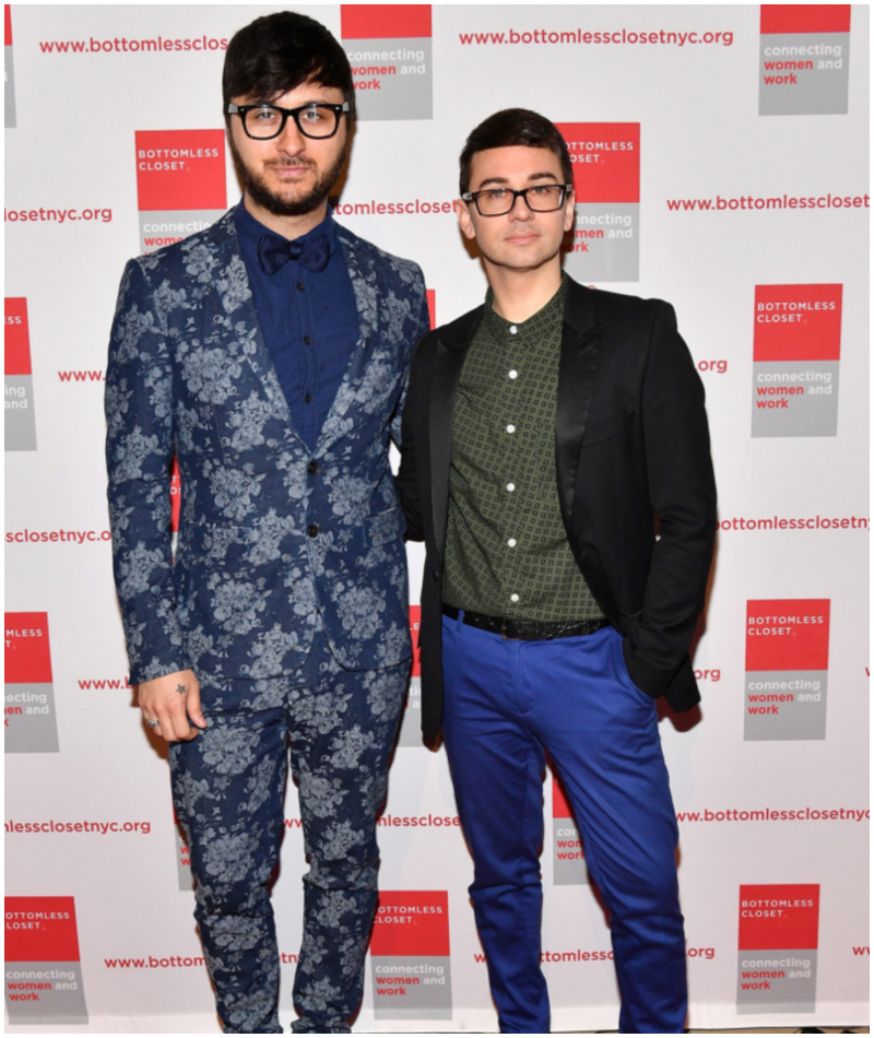 Christian Siriano y Bradley Walsh | Getty Images Photo by Dia Dipasupil/Bottomless Closet
