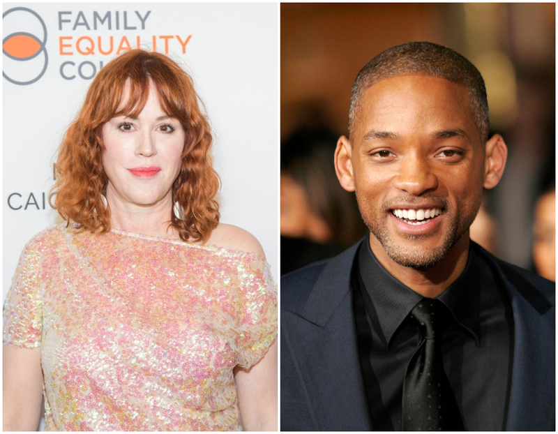 Molly Ringwald y Will Smith-1989 | Getty Images Photo by Ben Gabbe/Alamy Stock Photo