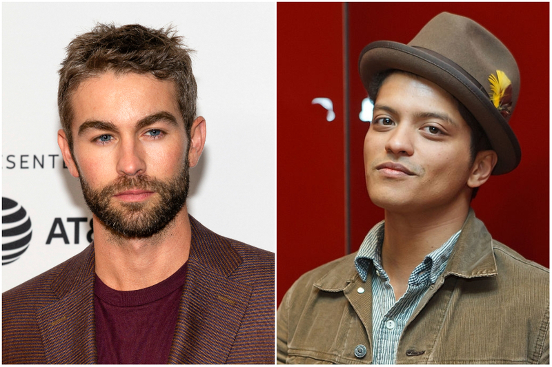 Chace Crawford y Bruno Mars- 1985 | Shutterstock/Getty Images Photo by Marco Prosch