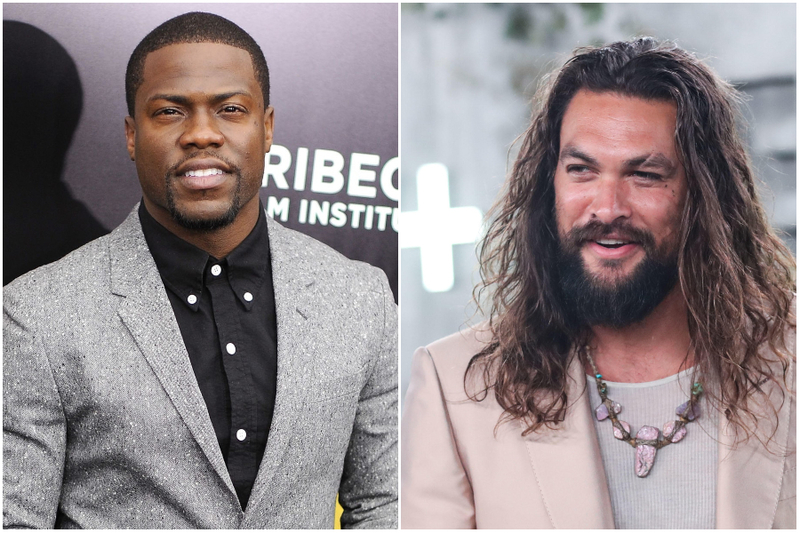 Kevin Hart y Jason Momoa- 1979 | Getty Images Photo by Dimitrios Kambouris/Alamy Stock Photo