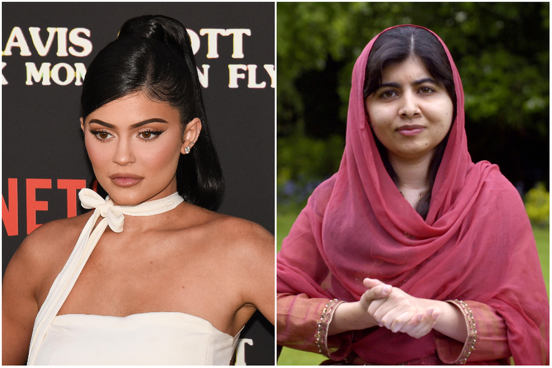 Kylie Jenner y Malala Yousafzai- 1997 | Alamy Stock Photo/Getty Images Photo by Getty Images