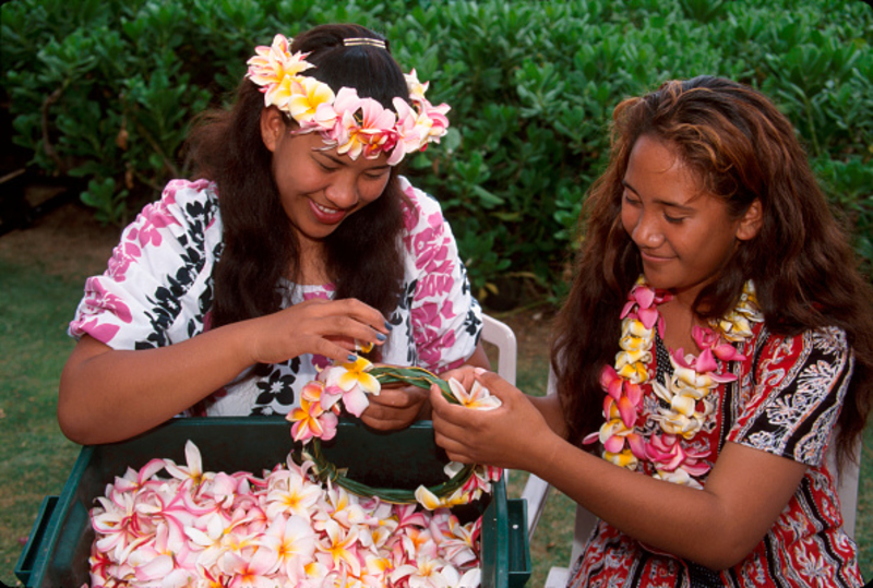 ¿Los leis hawaianos son de Tahití? | Getty Images Photo by Jeff Greenberg