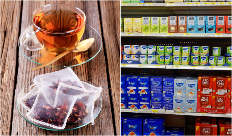 Saquitos de té | Alamy Stock Photo
