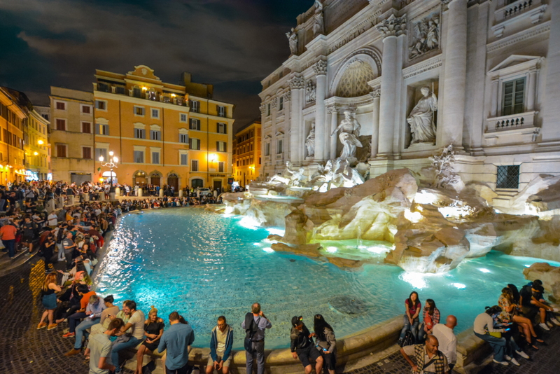 The Trevi Fountain Today | Shutterstock