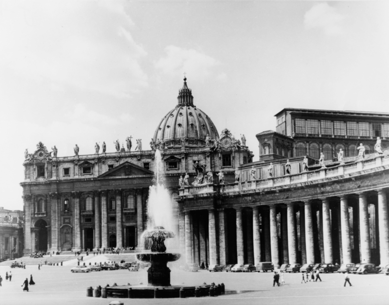 St. Peter's Basilica Then | Alamy Stock Photo