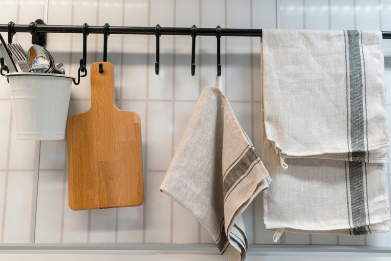 Toallero para paños de cocina | Shutterstock