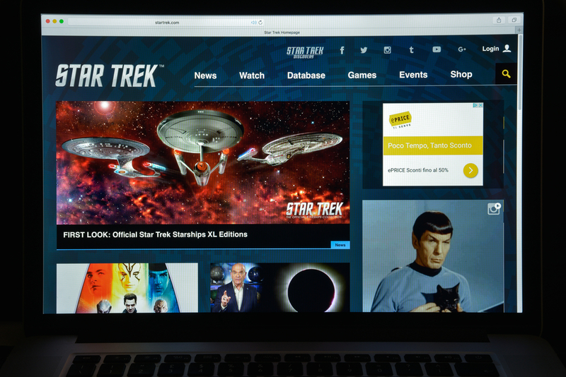 “Star Trek Generaciones” fue la primera película en tener un sitio web | Shutterstock