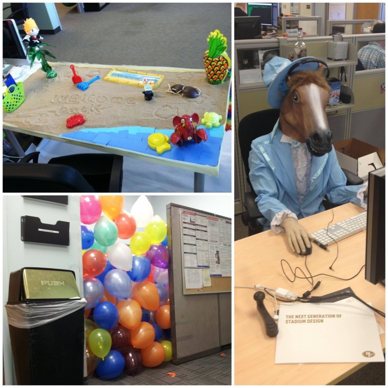 Playful colleagues: the best office pranks
