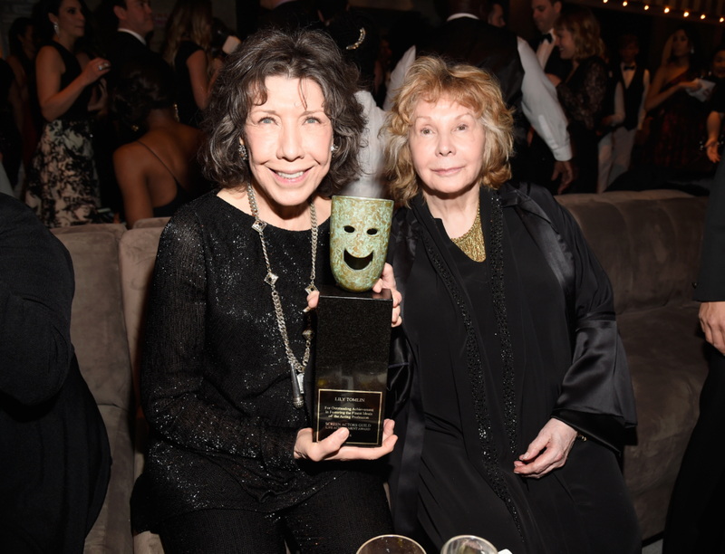 Jane Wagner und Lily Tomlin | Getty Images Photo by Kevin Mazur