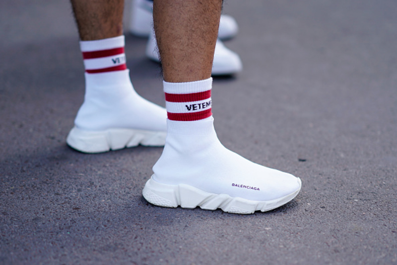 The Sock Sneakers | Getty Images Photo by Edward Berthelot